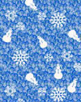 dancing snowflakes pattern design